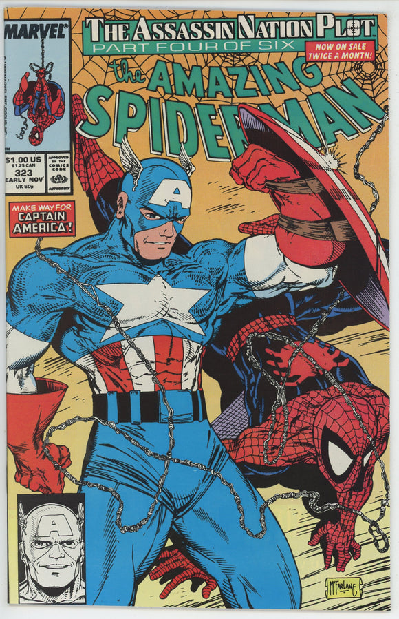 Amazing Spider Man #323 (1963) - 9.4 NM *McFarlane/Captain America*