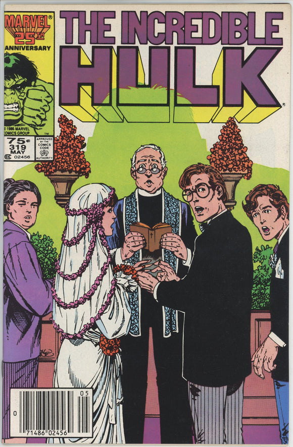 Incredible Hulk #319 (1962) - 7.5 VF- *Member of the Wedding* Newsstand