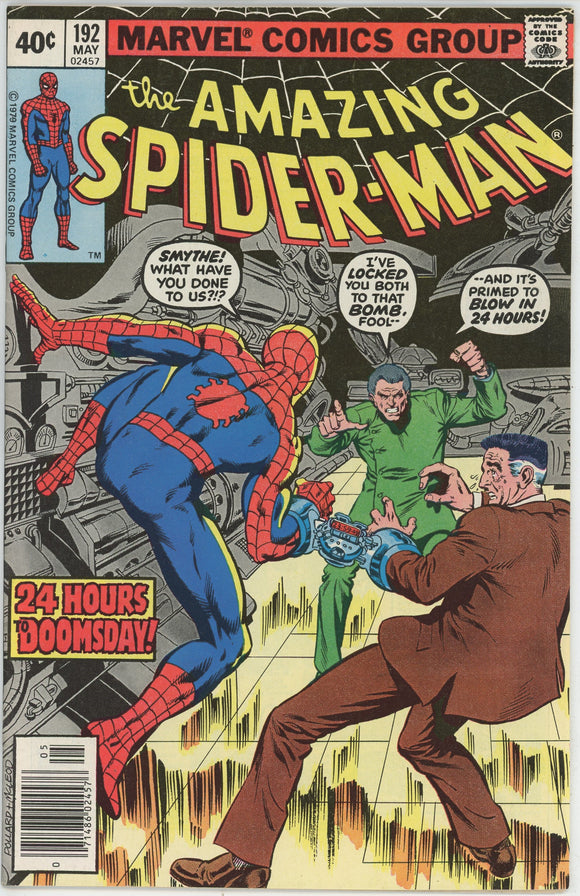 Amazing Spider Man #192 (1963) - 8.5 VF+ *24 Hours Till Doomsday*