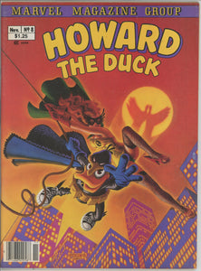 Howard The Duck #8 (1979 Magazine) - 7.5 VF- *The Grey Panther*