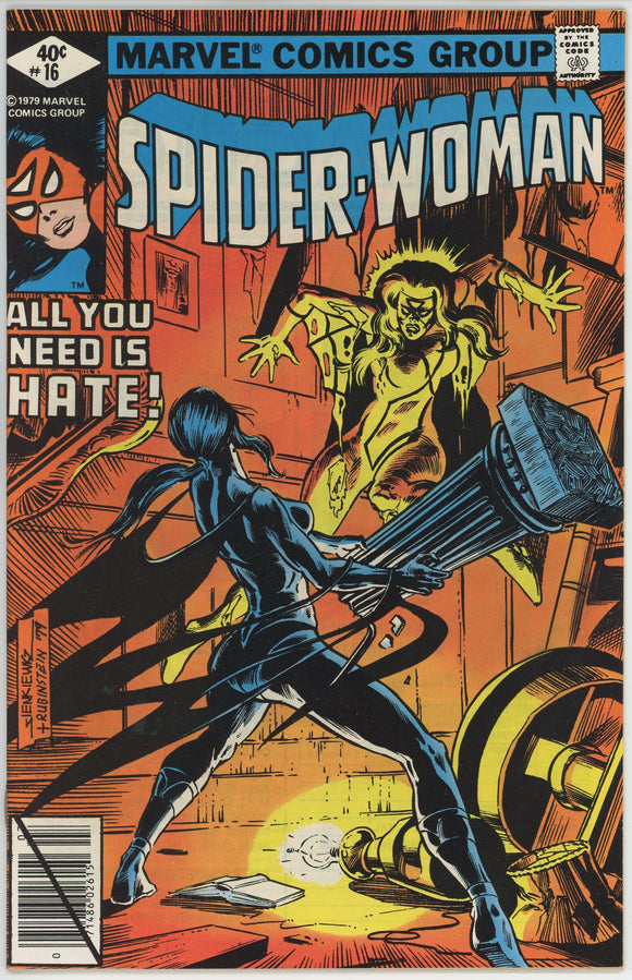 Spider Woman #16 (1978) - 9.6 NM+ *All You Need Is Hate*