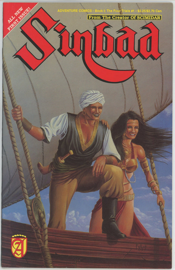 Sinbad #1 (1989) - 8.0 VF *Adventure Comics*