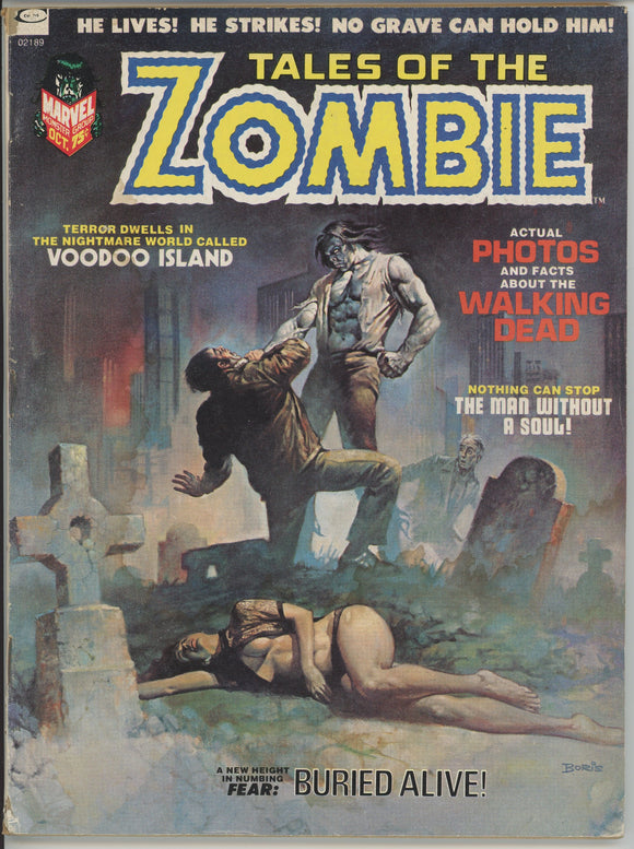 Tales of the Zombie #1 (1973) - 3.0 GD/VG *1st App Simon Garth*