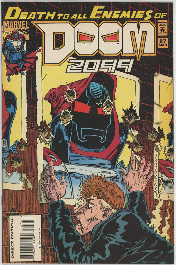 Doom 2099 #27 (1993) - 8.0 VF *Barricades*