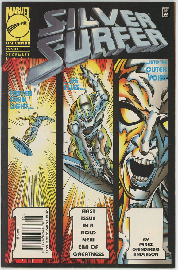 Silver Surfer #111 (1987) - 7.5 VF- *Beta Ray Bill* Newsstand