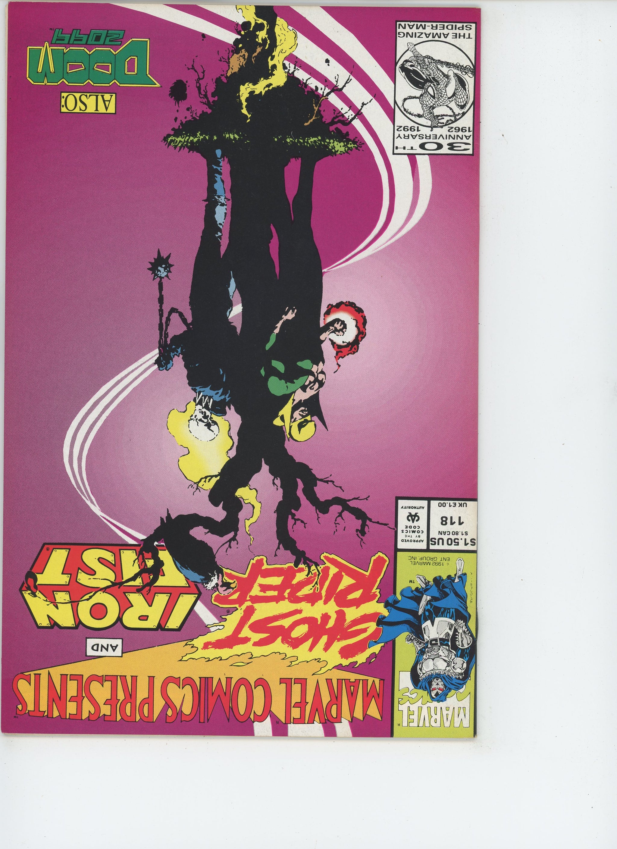 Marvel Comics Presents #118 (1988) - 8.5 VF+ *Venom/Wolverine