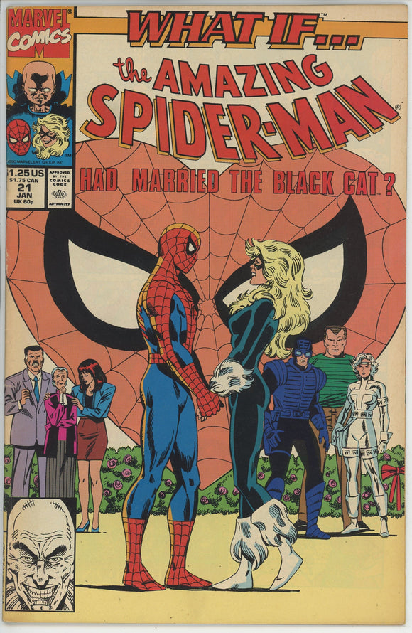 What If #21 (1989) - 4.5 VG+ *What If Spiderman Married Black Cat*