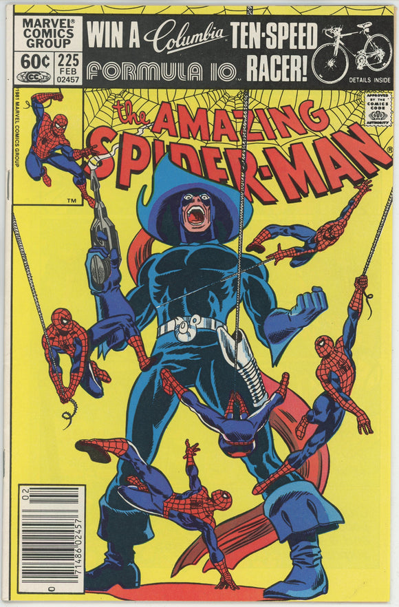 Amazing Spider Man #225 (1963) - 9.2 NM- *Great Foolkiller Cover* Newsstand