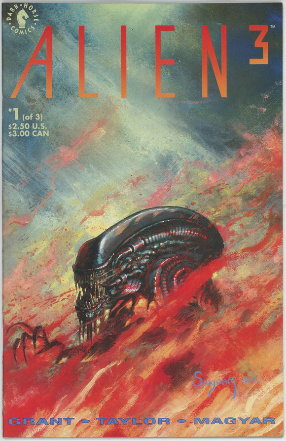 Alien 3 Movie Adaptation #1 (1992) - 9.4 NM *Arthur Suydam*