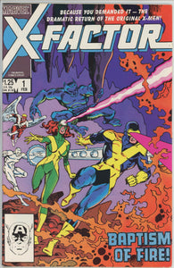 X-Factor #1 (1986) - 8.0 VF *1st Appearance Firefist*