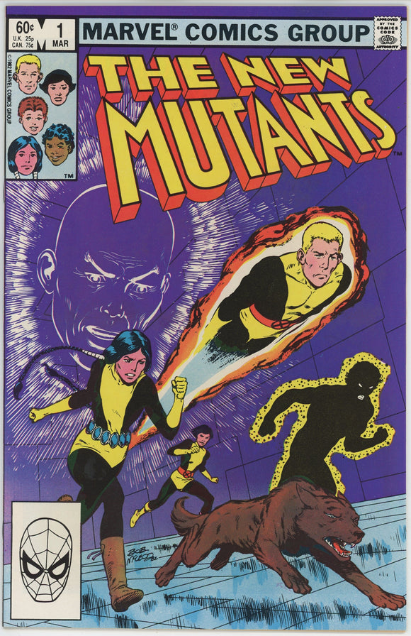 New Mutants #1 (1983) - 7.5 VF- *2nd Appearance New Mutants*