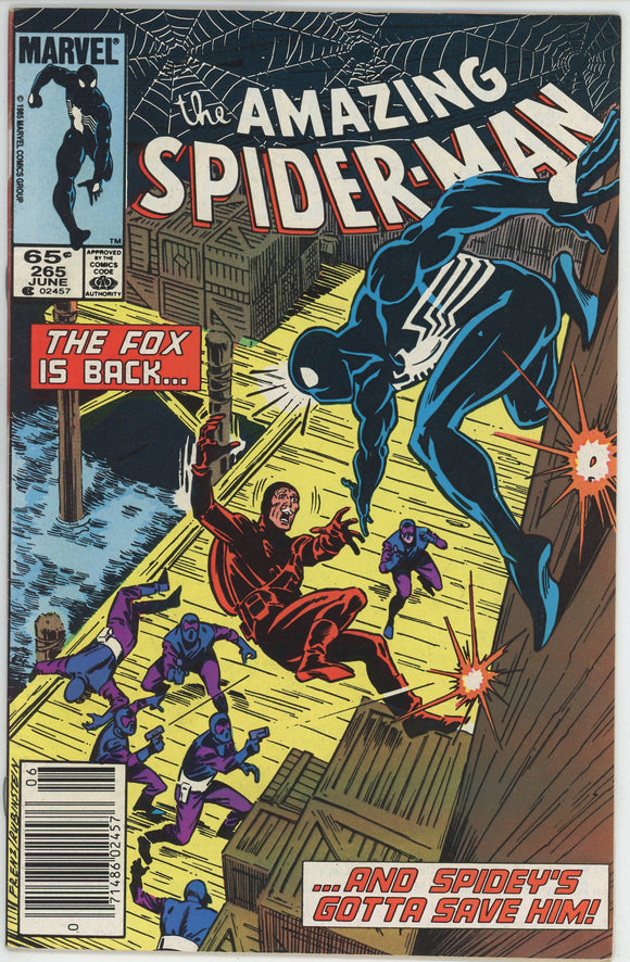 Amazing Spider Man #265 (1963) - 5.5 FN- *1st App Silver Sable* Newsstand