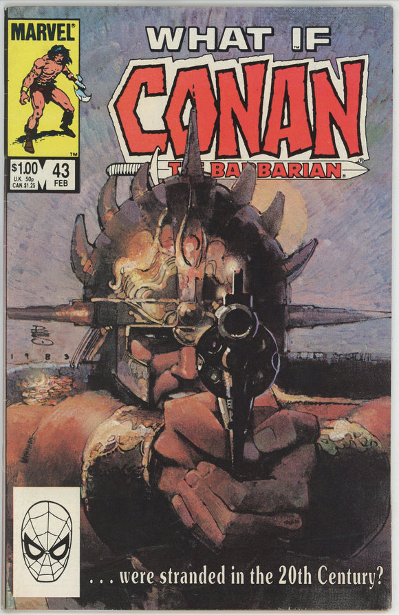 What If #43 (1989) - 6.0 FN *Great Sienkiewicz Conan Cover*