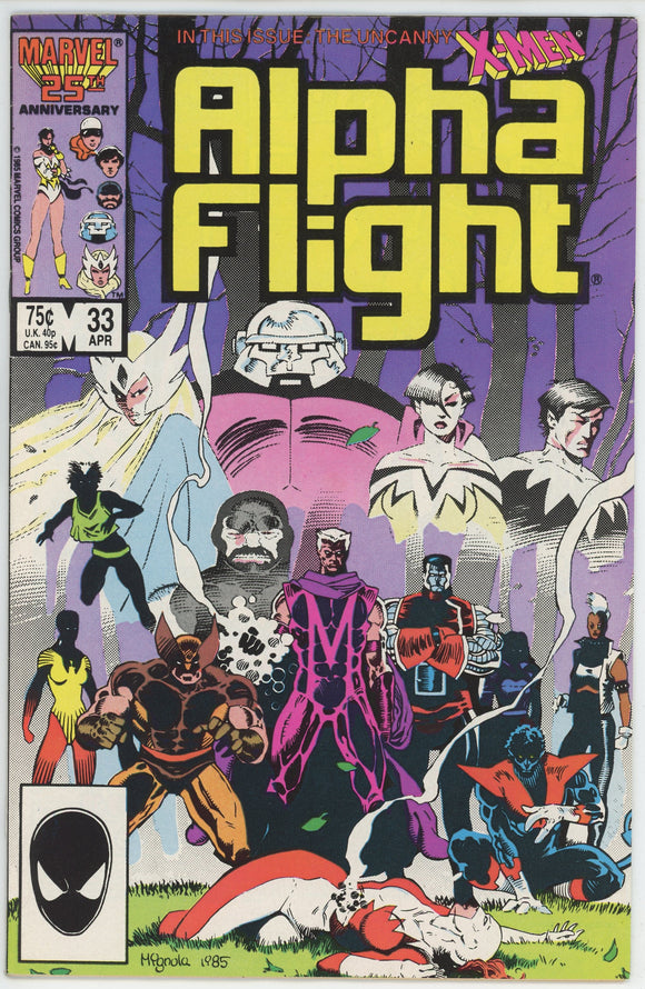 Alpha Flight #33 (1983) - 8.5 VF+ *1st Appearance Lady Deathstrike*