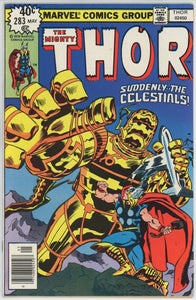 Thor #283 (1962) - 8.5 VF+ *Suddenly - The Celestials*