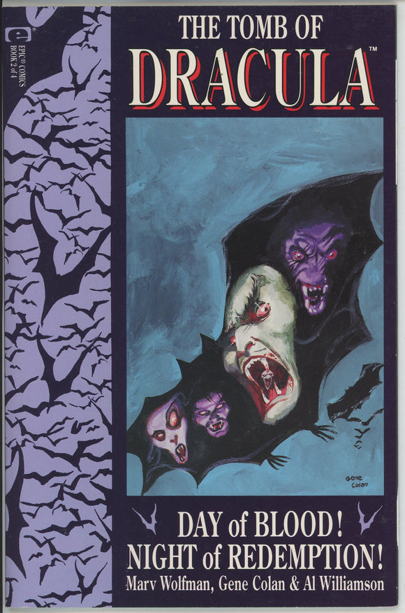 Tomb of Dracula #2 (1991) - 9.0 VF/NM *Day of Blood Night of Redeption*