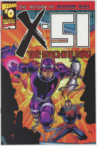 X-51 #0 (1999 Wizard Zero) - 9.2 NM- *Return of Machine Man*