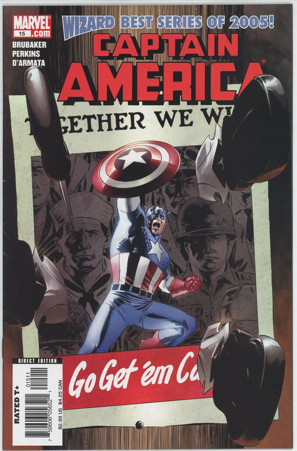 Captain America #15 (2004) - 9.0 VF/NM *Red is the Darkest Color*