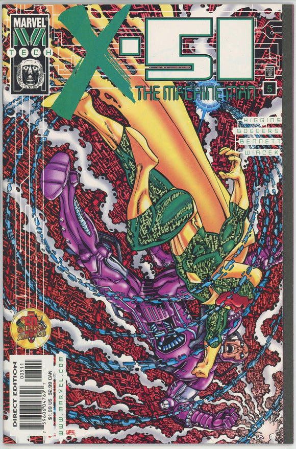 X-51 #5 (1999) - 9.4 NM *Machine Man*