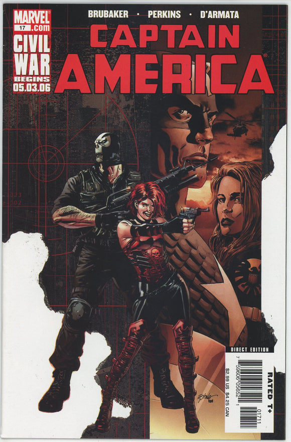 Captain America #17 (2004) - 8.0 VF *Crossbones/Sin*