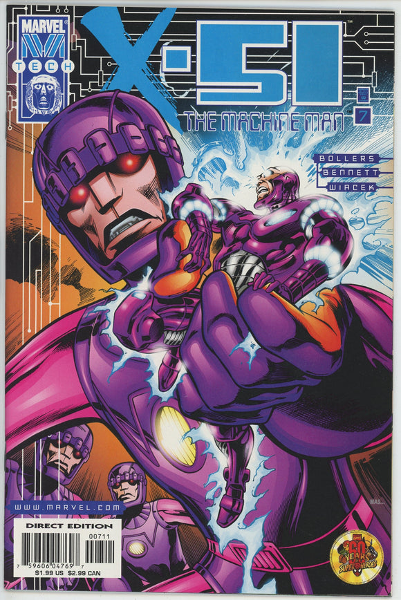 X-51 #7 (1999) - 9.4 NM *Machine Man*