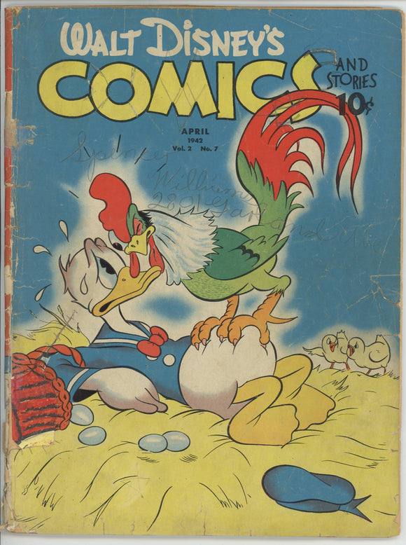 Walt Disney Comics & Stories #19 (1940) - 0.5 PR *Donald Duck Gets Drafted*