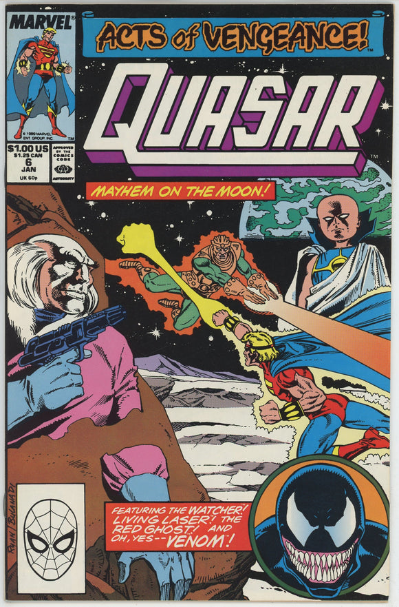 Quasar #6 (1989) - 9.0 VF/NM *Acts of Vengeance/Venom*