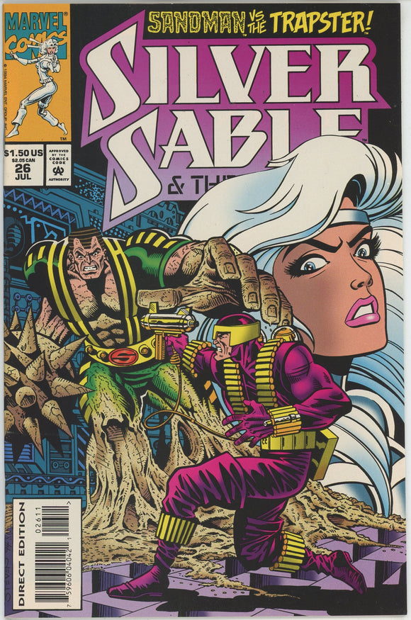 Silver Sable #26 (1992) - 8.5 VF+ *Blood and Sand*