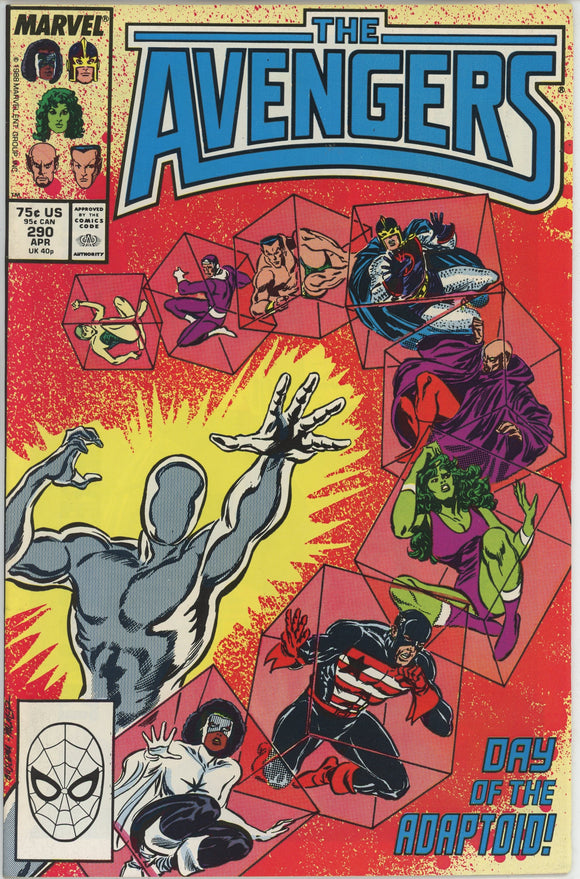 Avengers #290 (1963) - 9.0 VF/NM *World According to the Adaptoid*