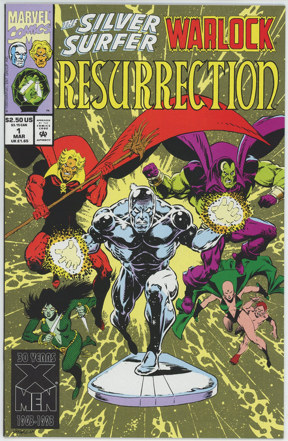 Silver Surfer Warlock Resurrection #1 (1993) - 9.2 NM- *The Pact*