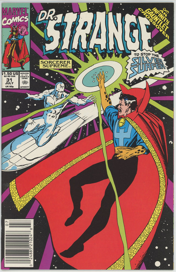 Doctor Strange #31 (1988) - 9.0 VF/NM *Silver Surfer/Infinity Gauntlet Newsstand