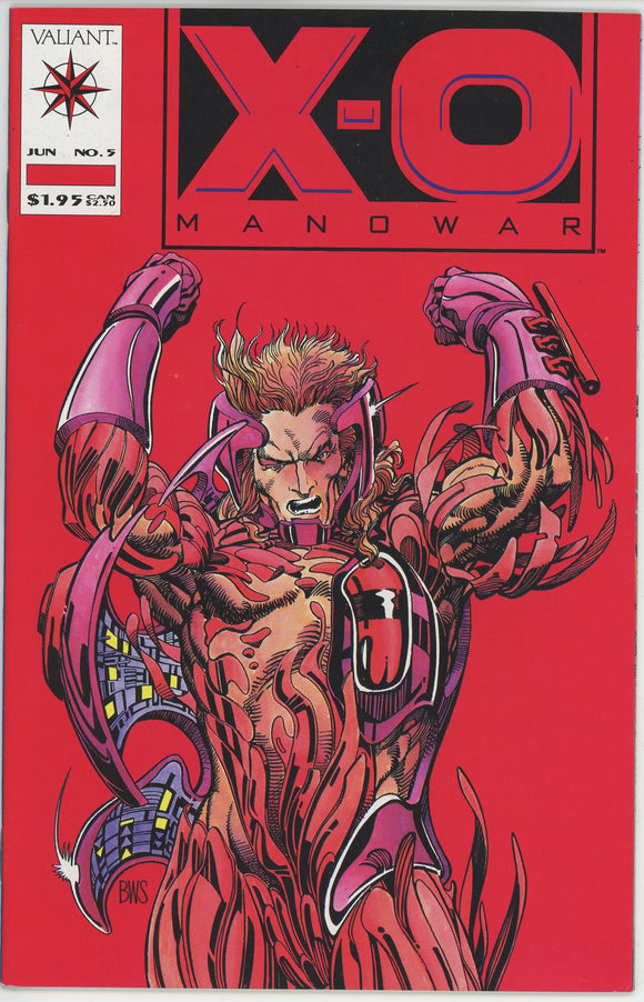 X-O Manowar #5 (1992) - 9.0 VF/NM *Barry Windsor-Smith Cover*