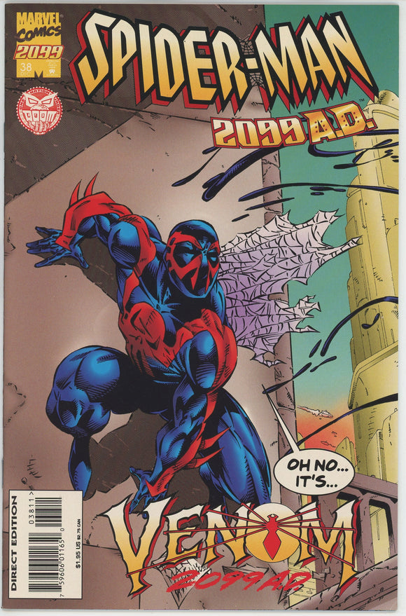 Spider-Man 2099 #38 (1992) - 8.5 VF+ *Venom 2099*