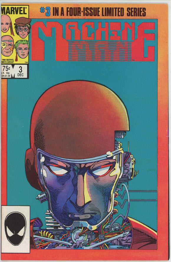 Machine Man #3 (1984) - 7.0 FN/VF *Rime of the Ancient Wrecker*