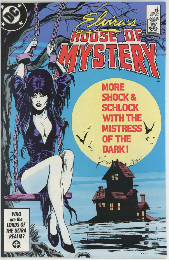 Elvira's House of Mystery #5 (1986) - 9.2 NM- *Mistress of the Dark*