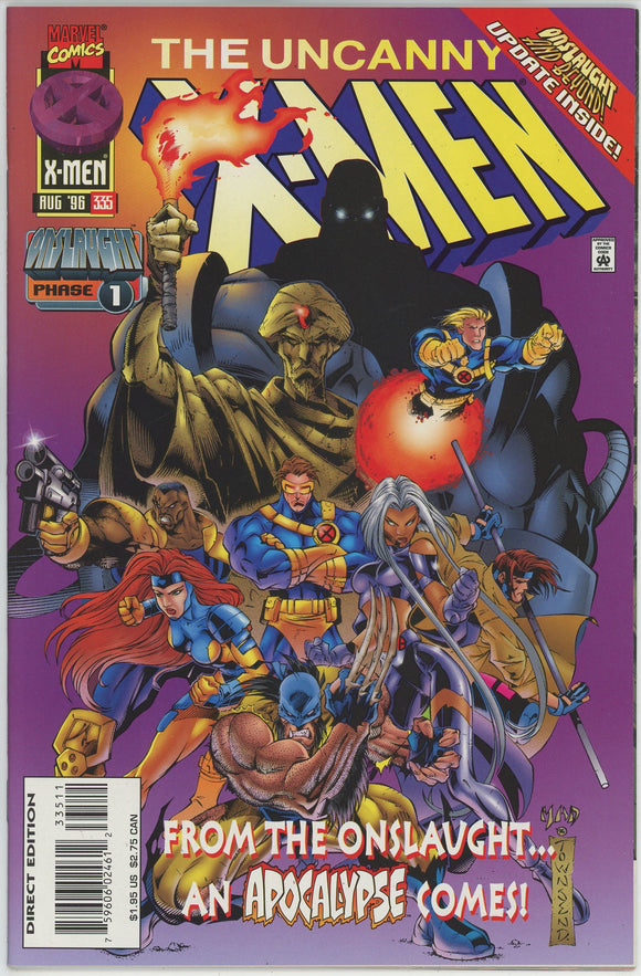 Uncanny X-Men #335 (1963) - 9.4 NM *Apocalypse Lives* Onslaught