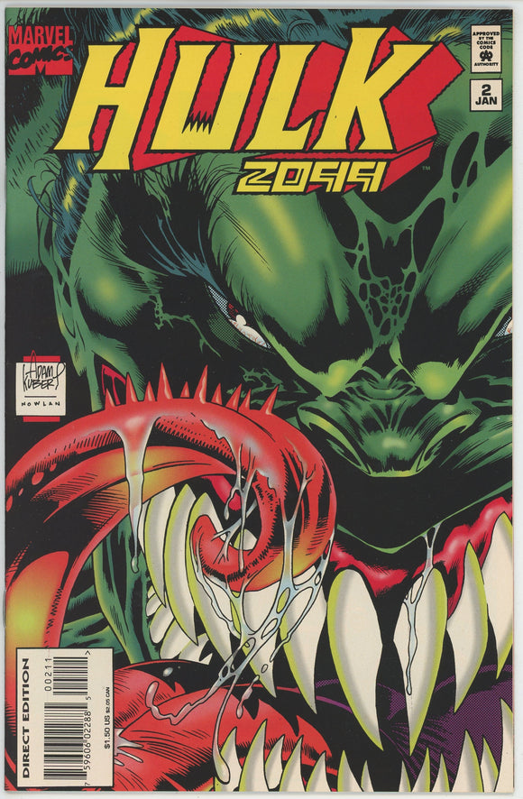 Hulk 2099 #2 (1994) - 9.2 NM- *Mean Green & Ugly*