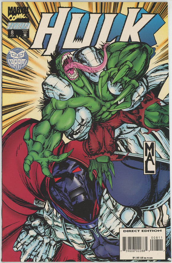 Hulk 2099 #8 (1994) - 9.6 NM+ *One Nation Under Doom*