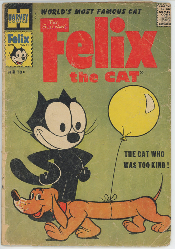 Felix the Cat #84 (1957) - 1.0 FR * The Cat Who Was Too Kind*