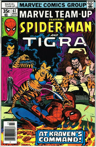 Marvel Team Up #67 (1972) - 9.4 NM *Spider Man/Tigra/Kraven*