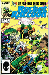 Rocket Raccoon #3 (1985) - 9.0 VF/NM *1st Rocket Title*