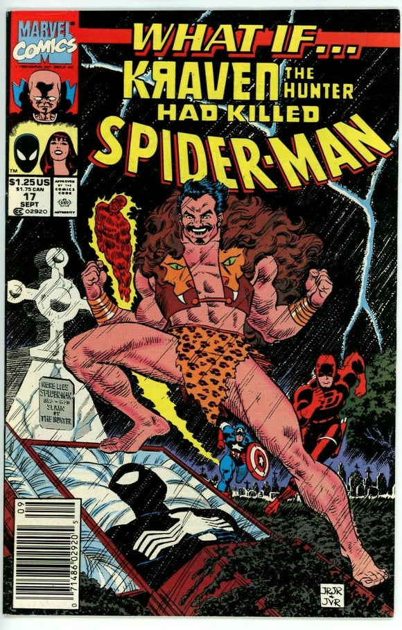 What If #17 (1989) - 8.0 VF *What If Kraven Had Killed Spiderman/Newsstand*