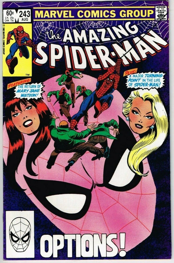 Amazing Spider Man #243 (1963) - 9.0 VF/NM *Options/Pink Cover*