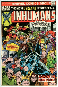 Inhumans #3 (1975) - 6.5 FN+ *1st Appearance Shatterstar*