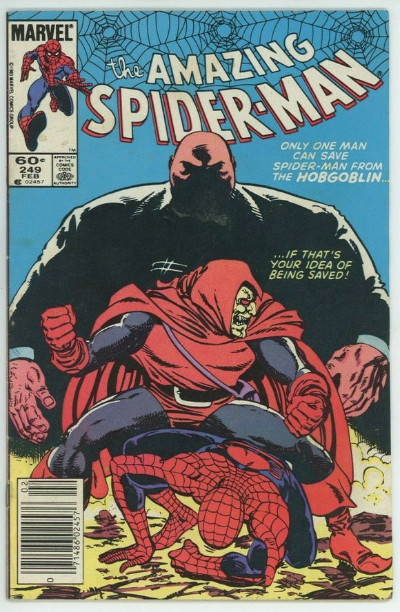 Amazing Spider Man #249 (1963) - 5.0 VG/FN *Hobgoblin/Kingpin* Newsstand