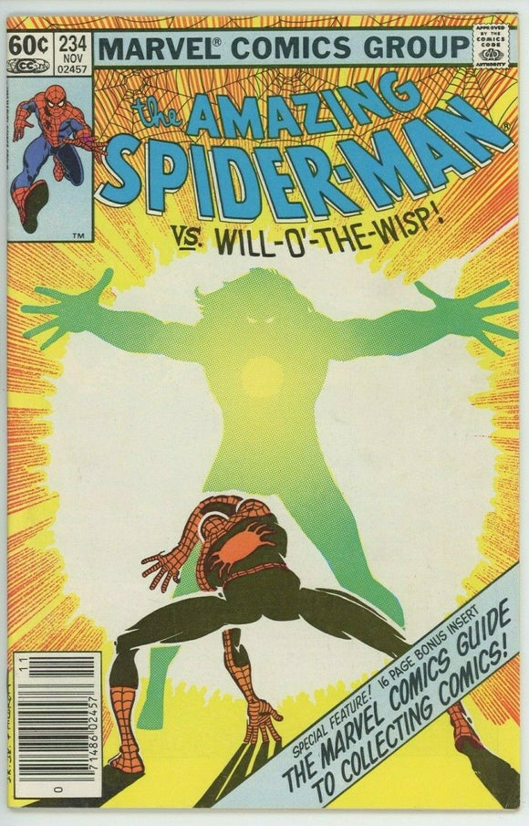 Amazing Spider Man #234 (1963) - 6.0 FN *Will O' The Wisp* Newsstand