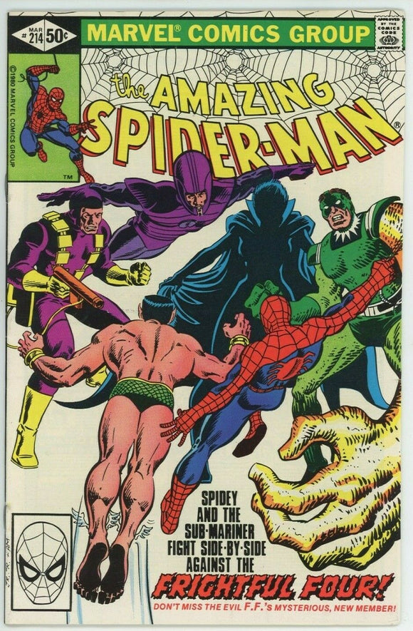 Amazing Spider Man #214 (1963) - 8.0 VF *Sub Mariner/Wizard*