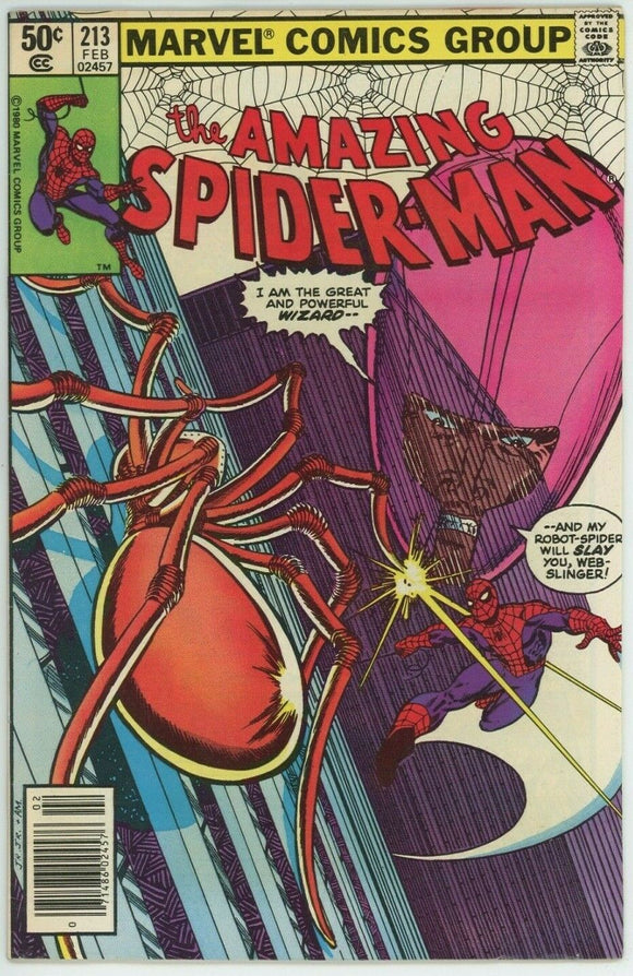 Amazing Spider Man #213 (1963) - 6.5 FN+ *Sub Mariner/Wizard*