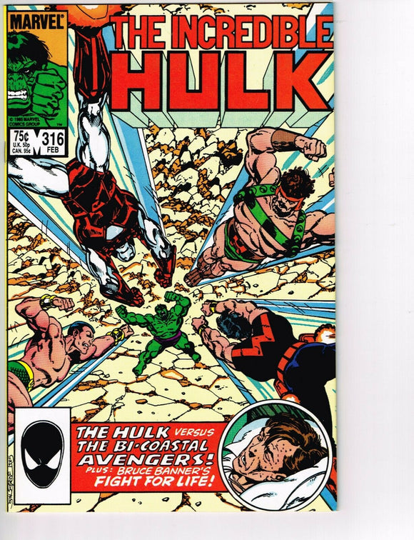 Incredible Hulk #316 (1962) - 9.2 NM- *Battleground*