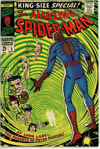 Amazing Spiderman Annual #5 (1963) - 6.5 FN+ *1st App Richard & Mary Parker*